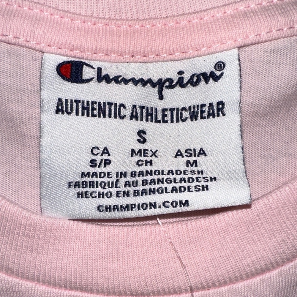 NWT West Virginia Mountaineers Athletics Champion Light Pink Long-Sleeve Tee, S - Picture 9 of 15